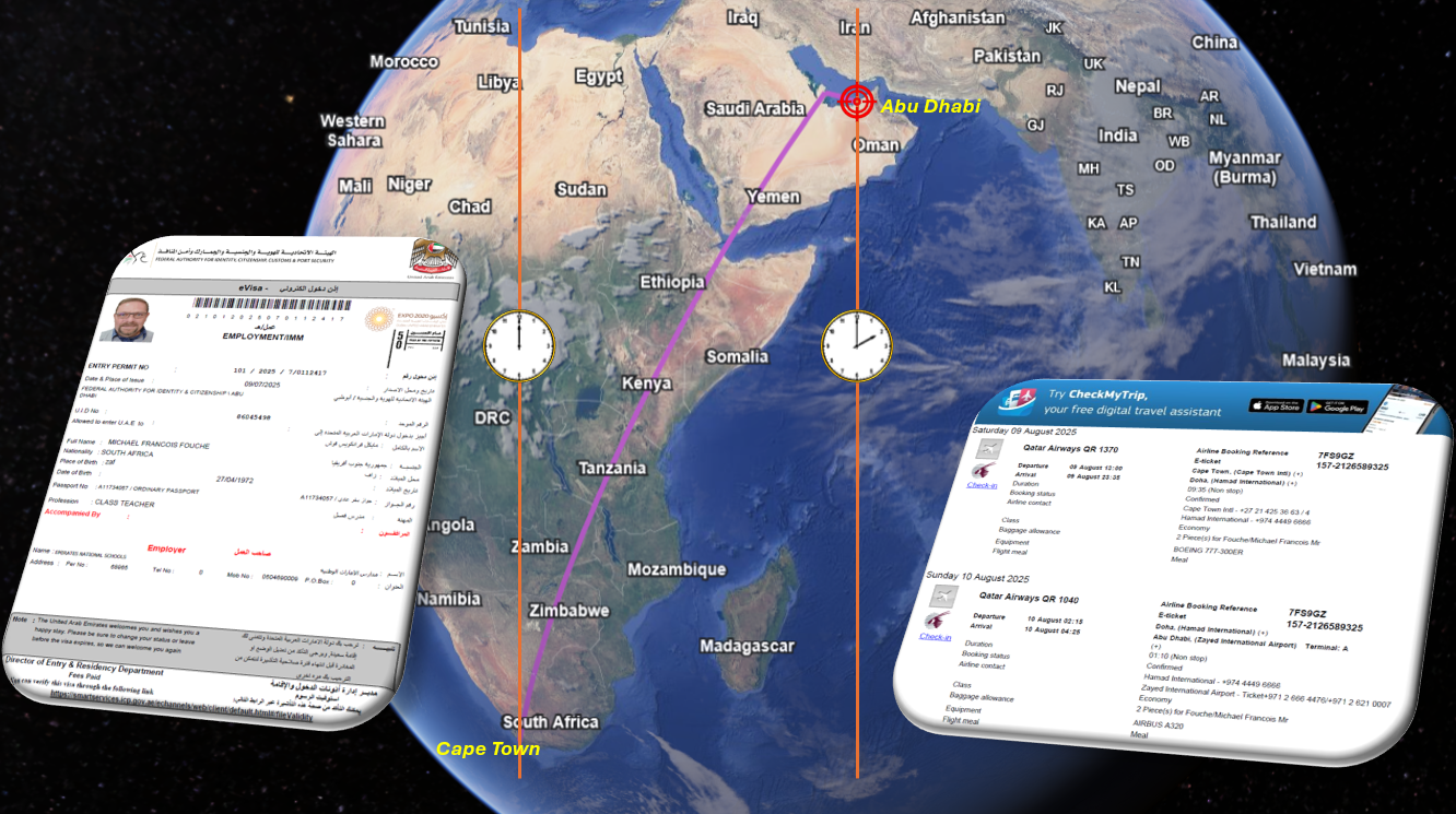 Off to Abu Dhabi – New teaching adventure.